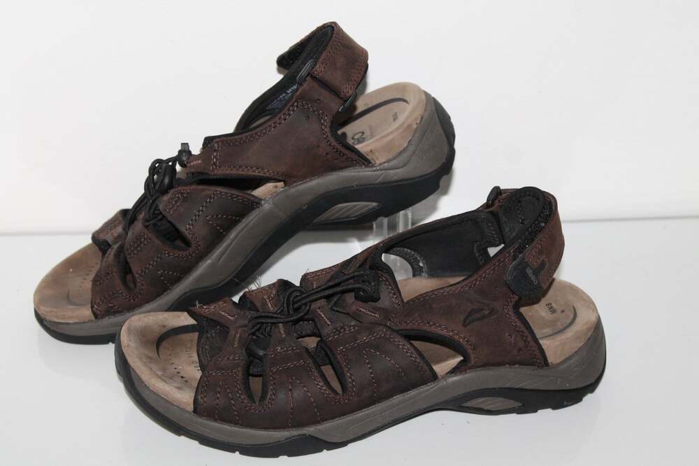 Abeo AnaCapa Active Sandals, Men's 8, Brown Leather, Travel, Sporty, Versatile
